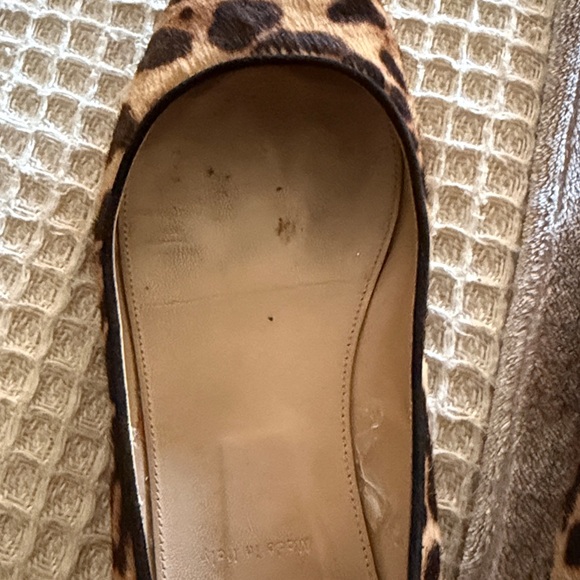 Jcrew calf Hair Leopard Flats - Picture 5 of 5